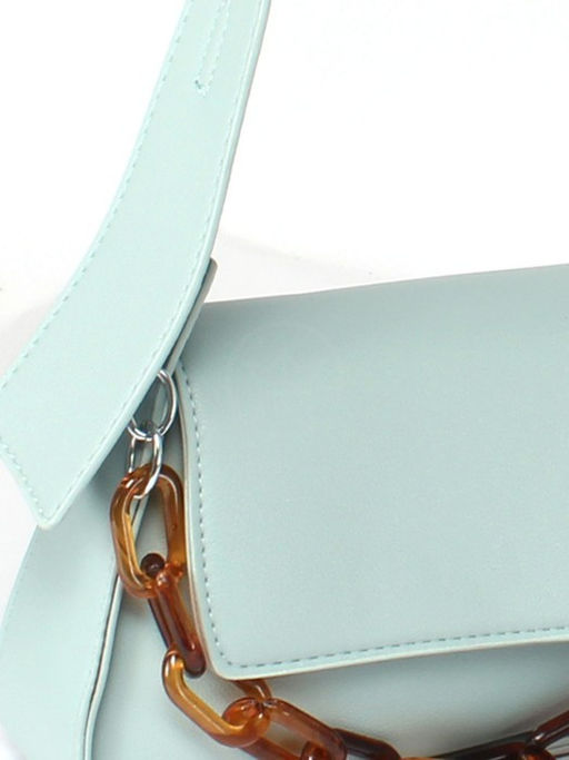 Сумка женская искусственная кожа RSR-Z 2111, 1отд, плечевой ремень, голубой SALE 260072 - Adelia фото 9