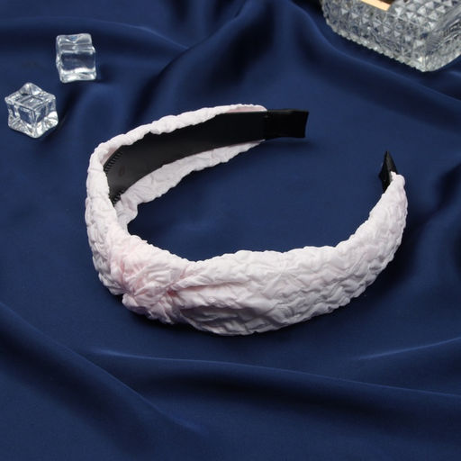 Цена за 2 шт. Ободок для волос «Каприз», 2.5 см, светло-розовый