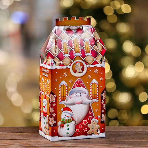 Цена за 5 шт. Подарочная коробка Пряничный 16,7 х 10,1 х 34,5 см - Simaland фото 6