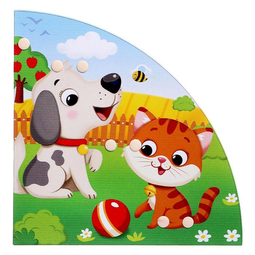 Детский стеллаж Наши поделки, цвет бело-оранжевый - Zabiaka фото 3