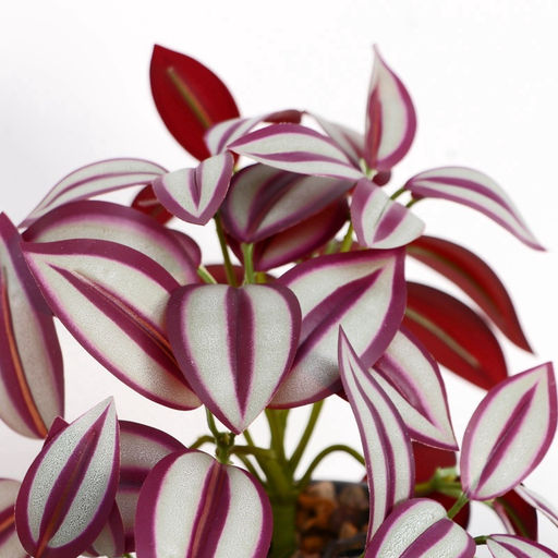 Искусственный цветок в горшке «Традесканция галант», 7.5×17 см