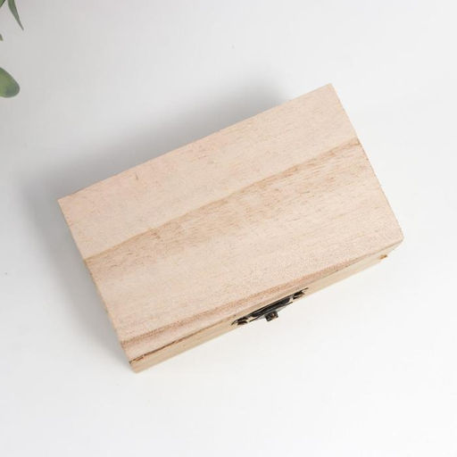 Цена за 12 шт. Шкатулка для росписи дерево «Прямоугольная», для творчества, декора, 5.5×10×6 см