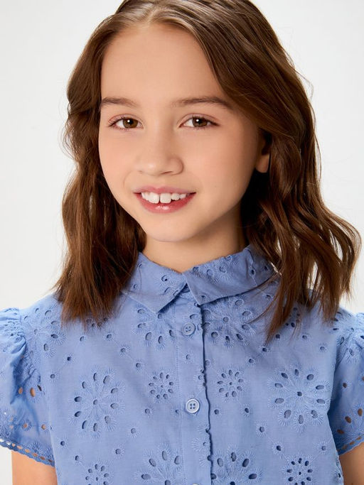 ACOOLA / Блузка детская для девочек Landing синий фото 5