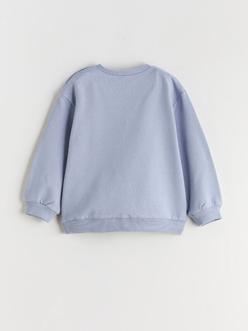 Bisiklet Yaka Erkek Bebek Sweatshirt