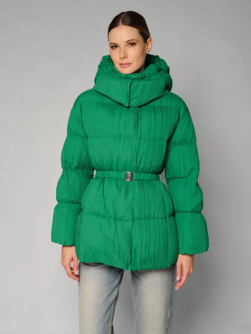 Куртка женская 12411-22048 green - Eleganzza фото 2