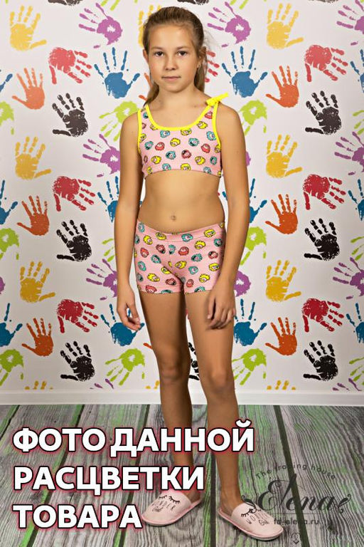 Комплект топ и шорты для девочки - Елена фото 3