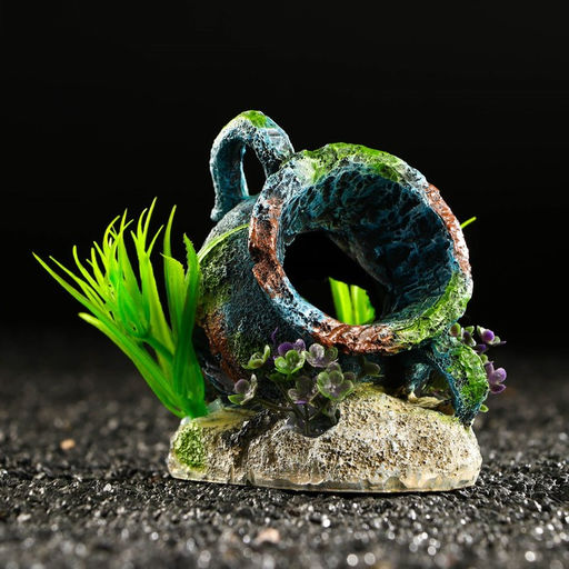 Декор для аквариума Античная ваза, 10,5 х 7 х 10 см - Simaland фото 3