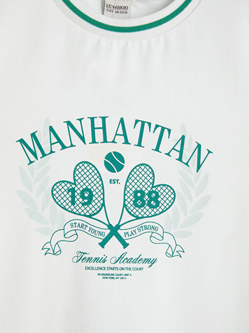 Manhattan Bask?l? K?z ?ocuk Ti??rt