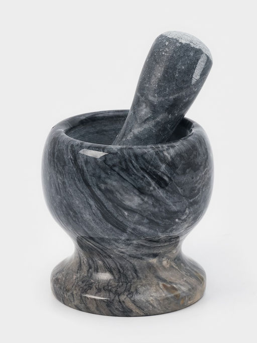 Ступка с пестиком, 250 мл, мрамор, серая - Simaland фото 6