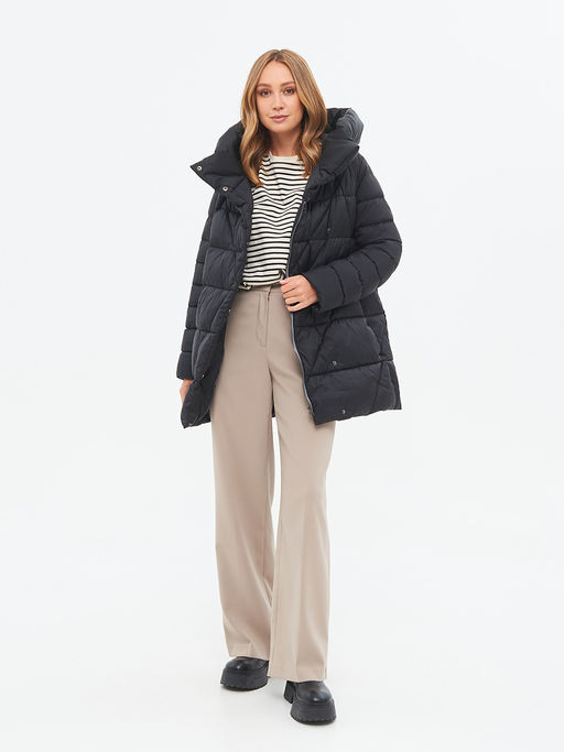 Пальто зимнее LFW490SN.19B.BLACK - Lab fashion фото 5