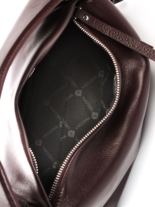 LACCOMA сумка C0993H-бордовый натуральная кожа полиэстер  фото 5