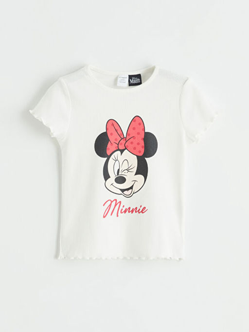 Minnie Mouse Bask?l? K?z ?ocuk Ti??rt ve Tayt