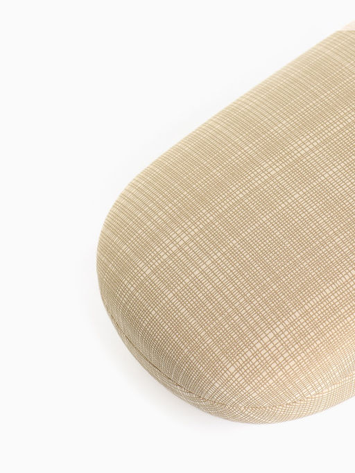 Футляр для очков на хлопушке, размер 16×6×3 см, бежевый