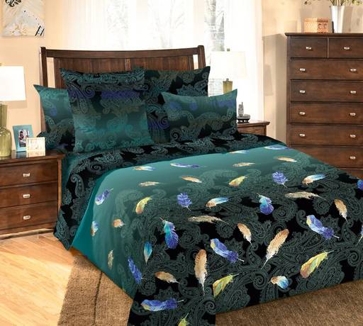 Постельное белье - Перкаль Дуновение Семейный (молния) - Luteks фото 2