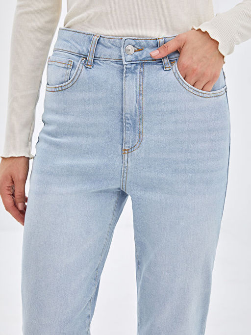 Mom Fit Kad?n Jean Pantolon