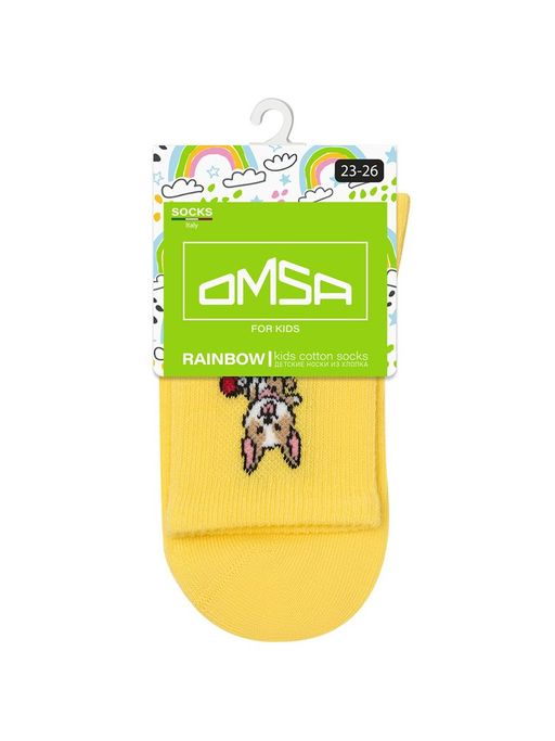 OMSA kids Calzino 21P73 с рис.на резинке (Корги) - giallo  фото 2