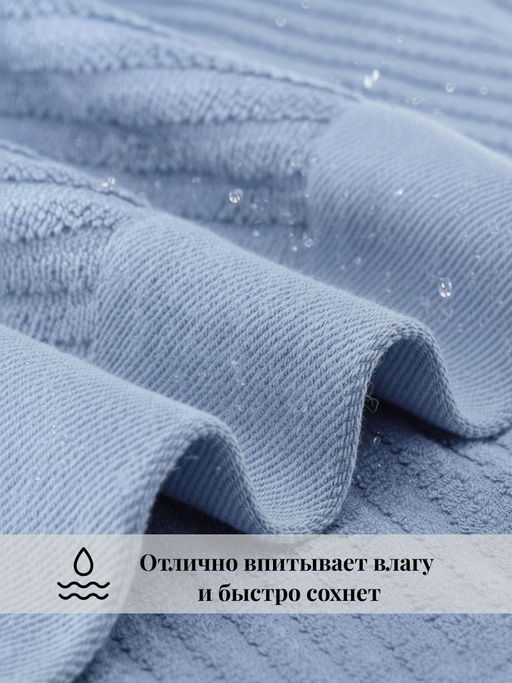 Набор махровых полотенец  Rauma 480 гр 100% хлопок Tilkku Takki, TT-06/4-Ra-крем/св.гол - TILKKU-TAKKI фото 6