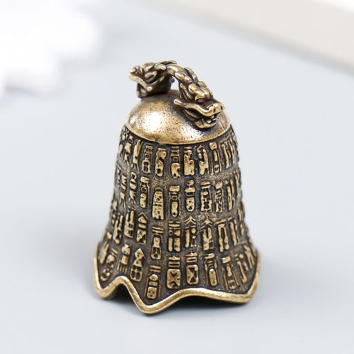 Цена за 2 шт. Колокольчик латунь Дзен 2,5х2,5х3,5 см - Simaland фото 3