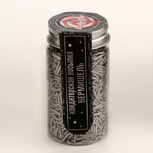 Кондитерская посыпка Вермишель, серебристая, 50 г - Simaland фото 2