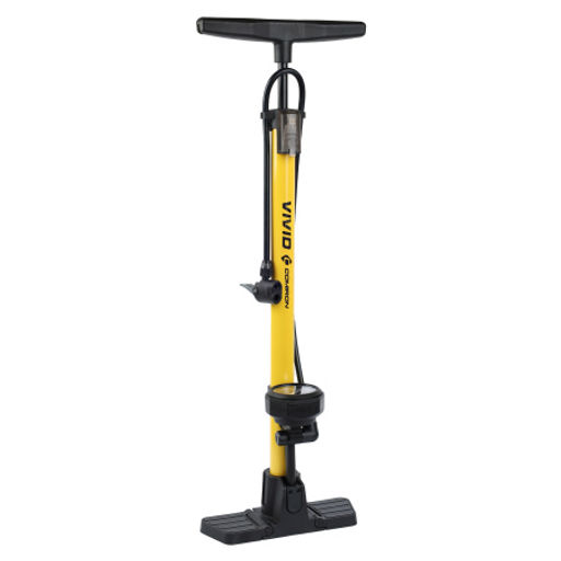 Насос напольный с манометром COMIRON VIVID, стальной цилиндр, складные ножки, съемная ручка, Presta-Schrader, 8,3 бар, вес 830гр. /уп 20 - Галеонтрейд фото 2