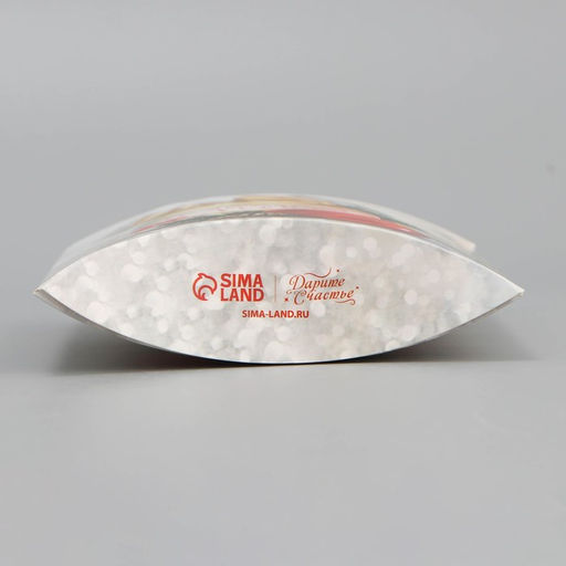 Цена за 5 шт. Коробка сборная фигурная С Новым годом, ёлочные украшения, 19 14 4 см - Дарите счастье фото 3