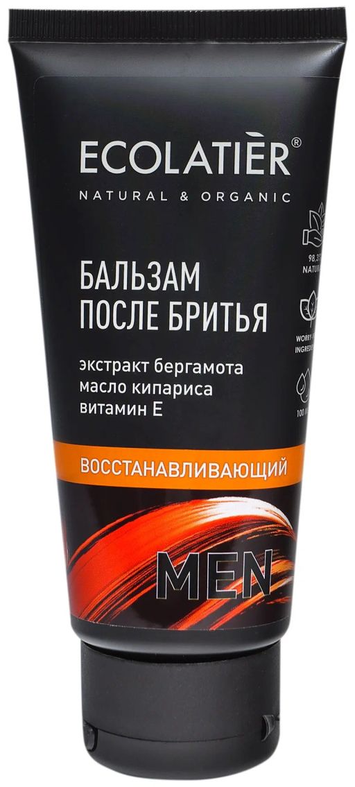 Ecolatier MAN ДЛЯ МУЖЧИН Бальзам ПОСЛЕ бритья Восстанавливающий 100мл туба