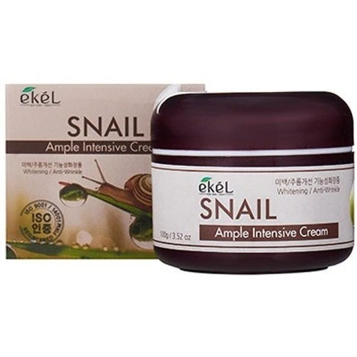 Крем для лица с экстрактом улитки - Ampoule Intensive Cream Snail , 100 g