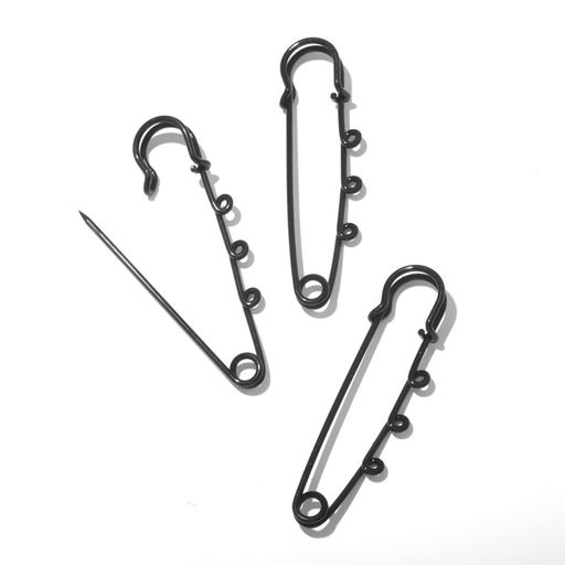 Булавка для подвесок (набор 3 шт.) L=6.5 см, чёрная