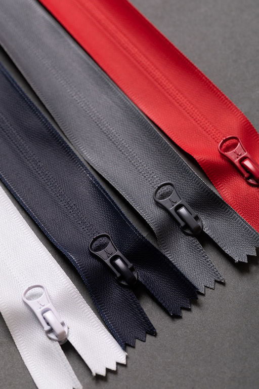 Молния Спираль декоративная GAMMA G103W с водонепроницаемым покрытием 18 см тип 3 10 шт неразъёмная однозамковая