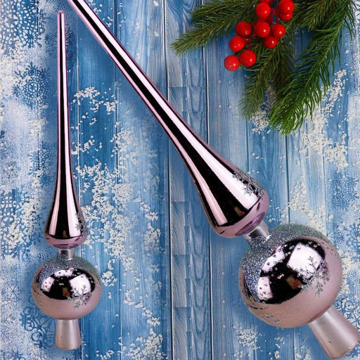 Елочное украшение верхушка пика на елку 28см