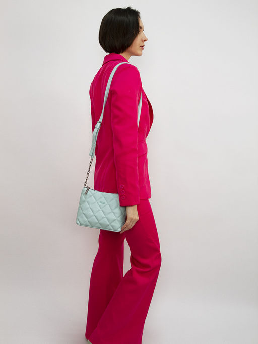 LACCOMA сумка Амелия-Ф826-голубой эко кожа хлопок