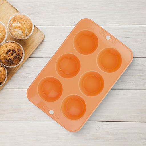 Форма для маффинов силиконовая APRICOT 6 ячеек