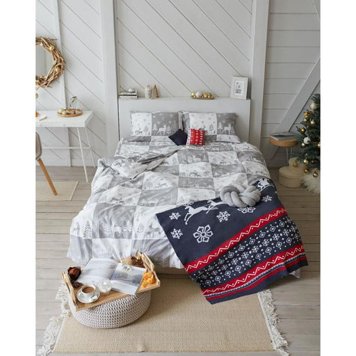 Постельное белье LoveLife евро New year forest 200*217см,240*225см,50*70см-2шт  фото 11