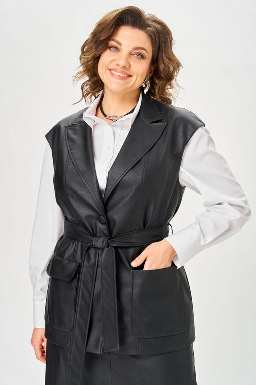 Жилет Anastasia Mak 1323 черный фото 8