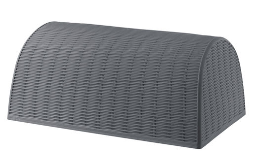 Хлебница 43*27*19 см "Элеганс" графитовая (модель 436)