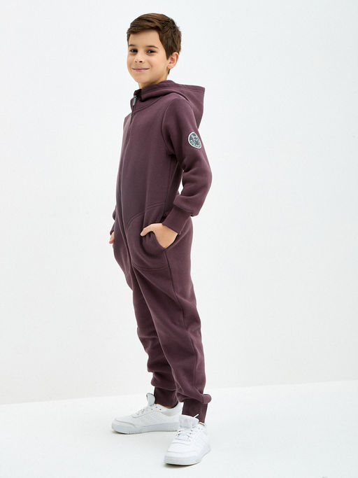Комбинезон из футера с капюшоном - Kogankids фото 6