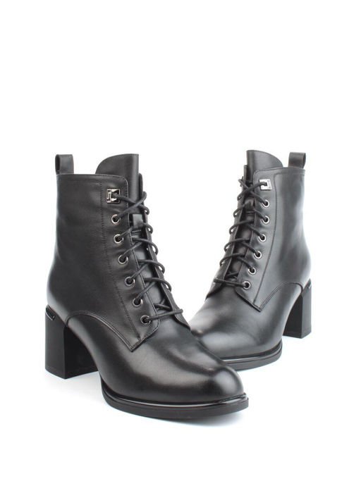 04-M3-2274 BLACK Ботинки зимние женские (натуральная кожа, натуральный мех) - Фабричный китай фото 13