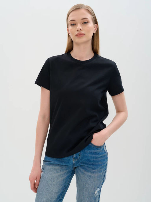 Футболка женская 12421-42014 black - Eleganzza фото 2