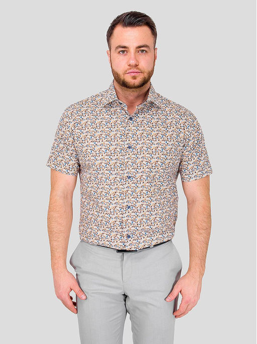 Сорочка мужская короткий рукав GREG 523/101/14653/Z/1  фото 7