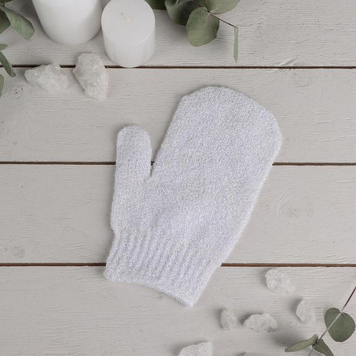 Цена за 2 шт. Мочалка - варежка массажная Доляна, 1812 см, МИКС фото 9