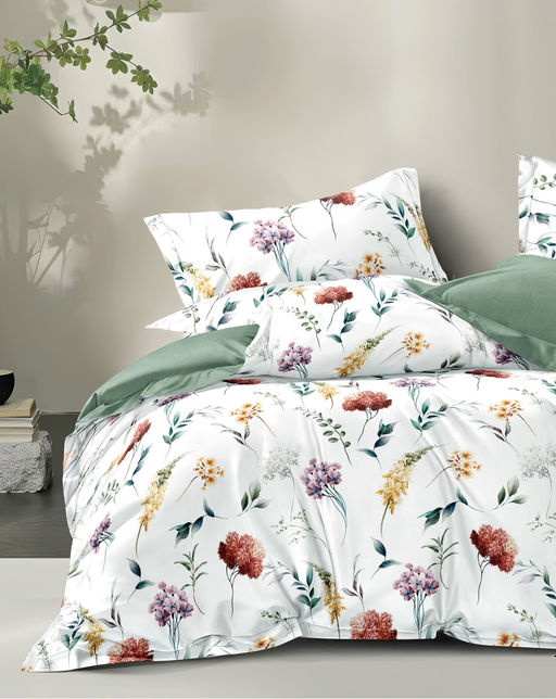 Постельное белье поплин эксклюзив - Идиллия 1.5 сп. (нав.70х70)