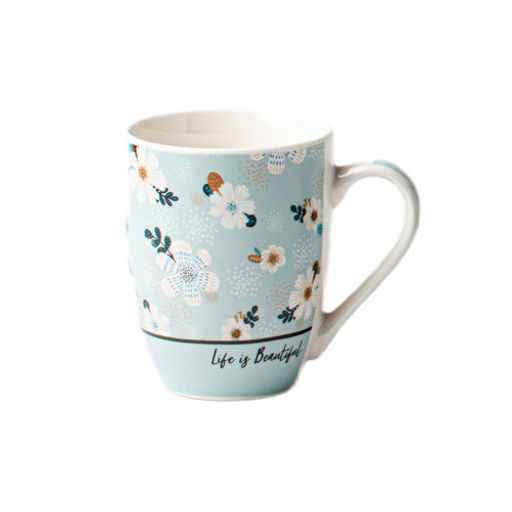 Кружка Джой-51 340 мл (new bone) (ПС0064-22) /JEWEL/