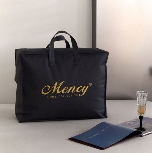 КПБ меховое MENCY с простыней и наволочками MENMEX ЧЕРНЫЙ