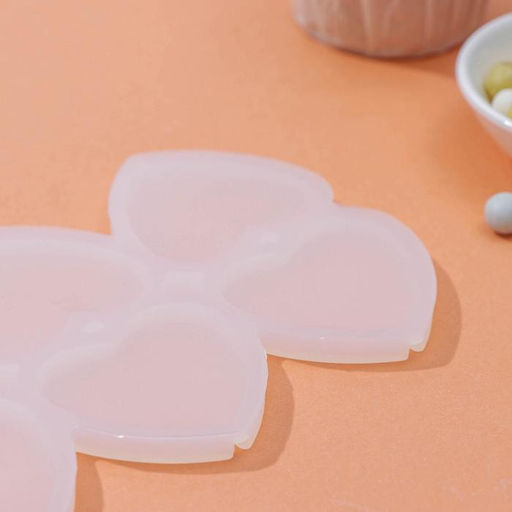 Форма для леденцов Влюблённость, силикон, 16?10?0.7 см, 6 ячеек, прозрачная