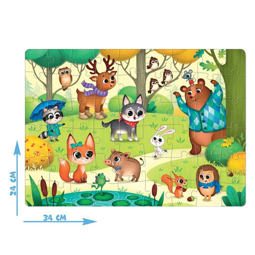 Пазл детский На лесной опушке, 160 элементов - Puzzle time фото 2
