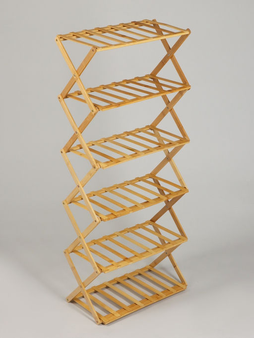 Стеллаж универсальный, 6 полок, 50×25×110 см, напольный, открытый, Greengo