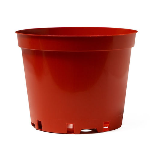 Цена за 2 шт. Горшок для рассады, 5 л, d=22 см, h=18 см, пластик, терракот, Greengo  фото 9