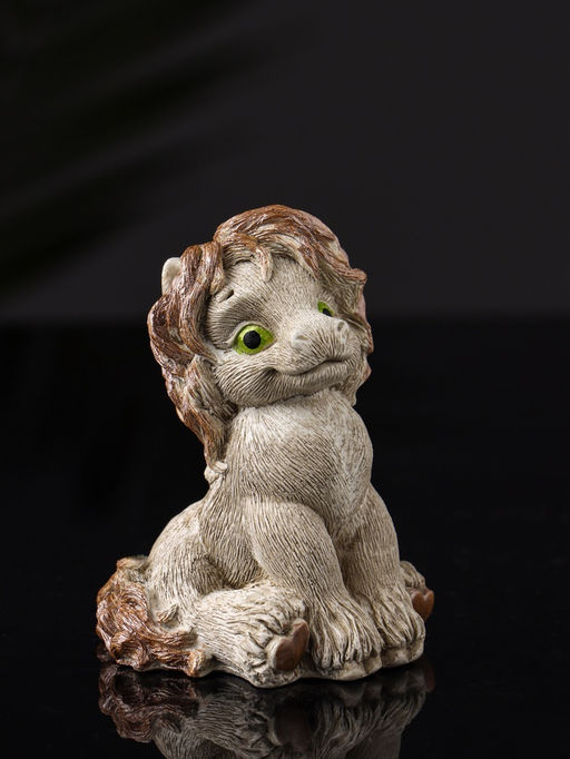 Фигурка гипс Жеребёнок, 8?5?6 см, бежевый