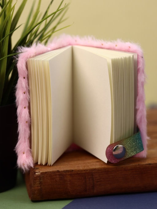 Блокнот плюшевый Cat, gently pink - I likegift фото 9