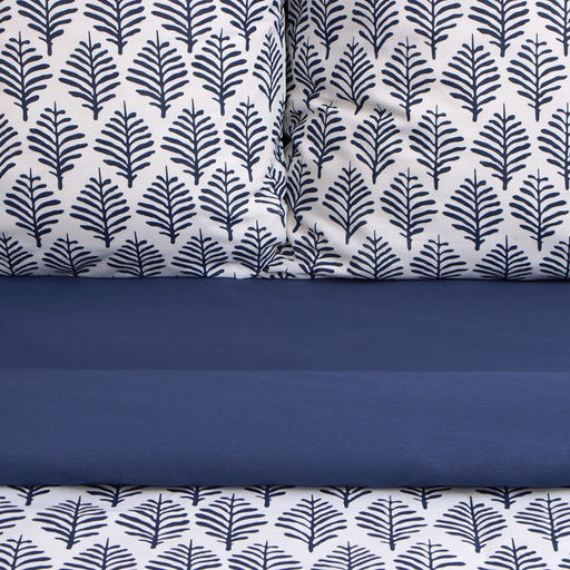 Постельное бельё Этель дуэт Blue ornament, 143х215 см 2 шт, 220х240 см, 70х70 см 2 шт, бязь 125 г/м2  фото 4